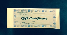 (image for) Gift Certificate - Click Image to Close