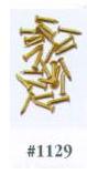 1129 Solid Brass Pointed Nails, 4mm, L, 100/Pkg.
