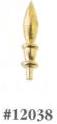 (image for) 12038 Brass Finial 1/2"