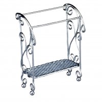 (image for) Empty Silver Towel Stand