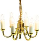 (image for) 6-Arm Colonial Chandelier