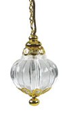 (image for) Large Clear Bead Hanging Light