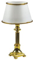 (image for) Brass Column Table Lamp