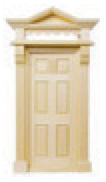 (image for) Victorian 6-Panel Door, Hooded