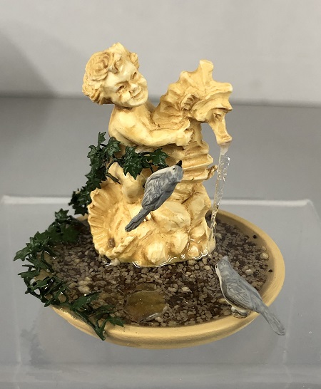 (image for) Cherub Riding Sea Horse Water Fountain - Click Image to Close