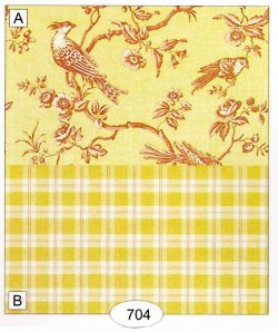 (image for) Bird Toile Yellow