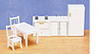 (image for) Kitchen Set/6/ White/Cs