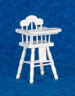 (image for) High Chair, White/Cb
