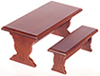 (image for) Table with Two Benches