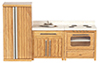 (image for) Kitchen Set, Oak, 3pc