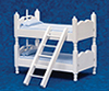 (image for) Bunkbeds with Ladder, Blue/White