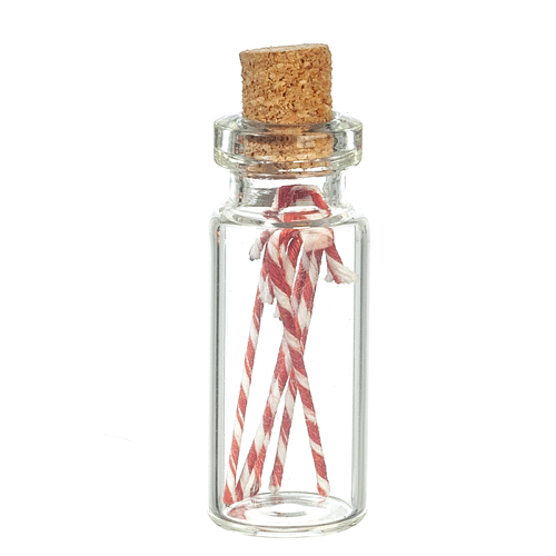 (image for) Large Candy Cane Jar - Click Image to Close