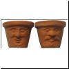 (image for) Face Clay Pots