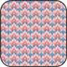 (image for) Cotton Fabric: Bargello Blueberry