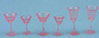 (image for) Chrysnbon Pink 6 Pcs., Stemware, Pink