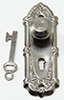 (image for) Opryland Door Handle Set with Key