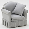 (image for) Chair with Pillow, Gray