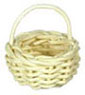 (image for) Small Round Basket, 6Pc, White