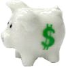 (image for) Piggy Bank in white