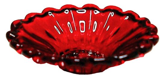 (image for) Crystal Red Glass Platter - Click Image to Close