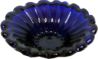 (image for) Blue Glass Ribbed Platter