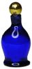 (image for) Short Cobalt Blue Glass Decanter