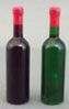 (image for) Black Wine Bottle w/ Red Lid - Unlabeled