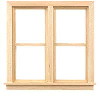 (image for) 1/2" Scale Trad Side-by-Side Window