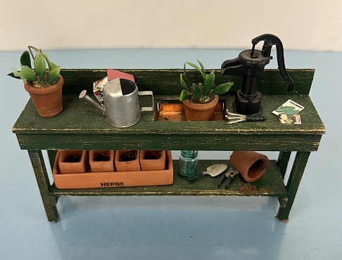 (image for) Green Garden Potting Bench - Click Image to Close