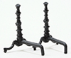 (image for) Black Andirons-Pair