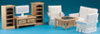 (image for) Oak Living Room, 8pc