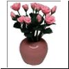 (image for) Vase w/ Pink Roses