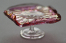 (image for) Cranberry Square Dish on Stand