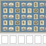 (image for) Print Room with Border and Wainscot - Square
