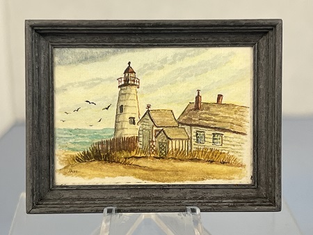 (image for) Watercolor "Windy Day" - Click Image to Close