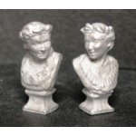 (image for) Pair of 'Galle Style' Busts