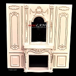 (image for) FIREPLACE PANEL - ROYAL PANELING LINE WHITE